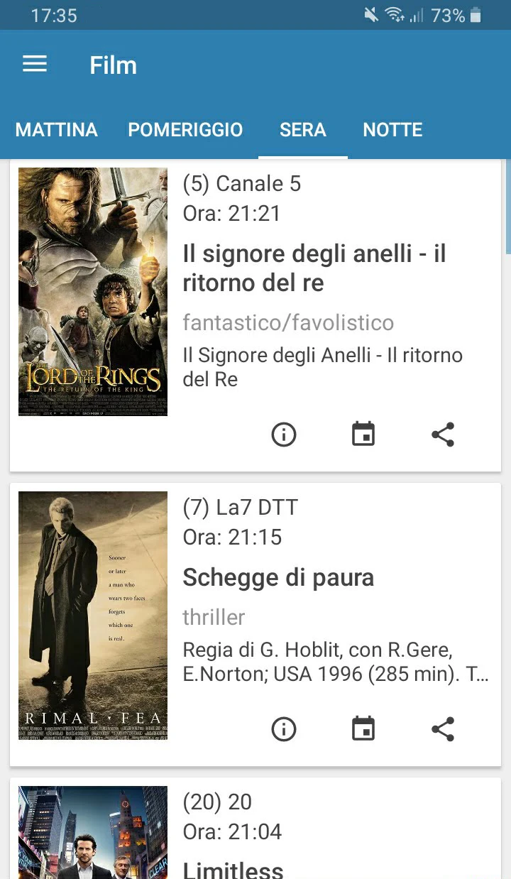Oggi in TV - Guida TV screenshot