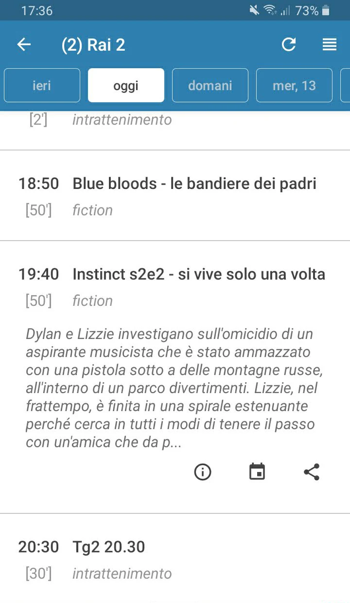 Oggi in TV - Guida TV screenshot